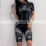 2020 New Arrivals Summer Women Shorts Styles Printed Bodycon Sets Ladies Fitness Yoga Suit thumbnail-3
