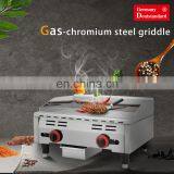 Commercial Restaurant Kitchen Stainless Steel Flat Plate Gas Grill Griddle thumbnail-6