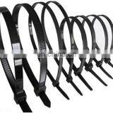 Hampool High Quality Black 9.0*820MM Eco Flexible Self-locking Nylon Plastic Cable Tidy thumbnail-2