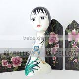 Window Dispaly RetroStyle Mannequin Head Plastic Female Realistic Head Manikin,Wholesale Cheaper Head Mannequin, H1103 thumbnail-2