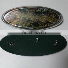 Plastic Custom Pink Black Leaf Color 227X90mm 9 Inch Car Grill Emblem Badge thumbnail-2