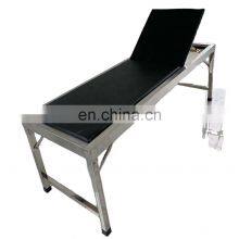 201 Stainless Steel Folding Medical Examination Bed Couch With Mattress thumbnail-2