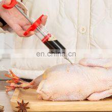 Sale Turkey Brush Brine Saline BBQ Stainless Steel Kit Plastic Marinade Meat Injector Syringe thumbnail-2