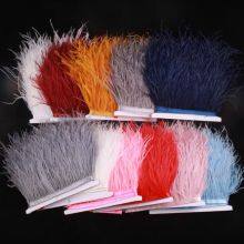 9-11cm Dress Feather Trimming Plumas Feathered Lace Trim Pyjamas Ostrich Robe