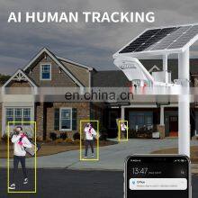 Floodlight HD 1080P Security IP Camera 2MP 3G 4G SIM Card Outdoor PTZ CCTV Surveillance Cam 40W 20A Battery Solar Panel CamHi thumbnail-5