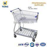 Shopping Trolley Coin Lock Collapsible Shopping Trolley With Seat thumbnail-5