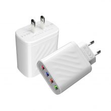 Fast suitable for various models of mobile phones 4 charging hub station home office travel  port charger usb charge ports