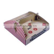 Wholesale High Quality Corrugated Kraft Paper Cardboard Color Printing Disposable Food Grade Italian Pizza Boxes thumbnail-3