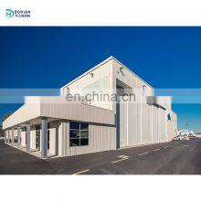 Corrugated Light Steel Structure Cheap Prefab Building Hangar Steel Buildings thumbnail-4