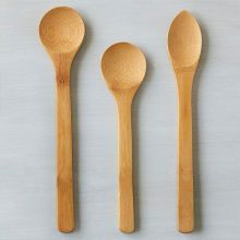 Bamboo salad spoon set /wholesale bambu spoon set from China twinkle bamboo Manufacturer