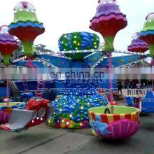 Kids Rides Stock New Style Outdoor 24 Seats Spinning Flying Chairs Happy Jellyfish Rides thumbnail-3