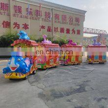 Commercial Children Amusement Park Trackless Road Elephant Train on Sale thumbnail-4