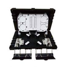 Outdoor Aerial-hanged 16 Drop Cable Port 1*8 PLC Splitter Horizontal Fiber Splice Enclosure