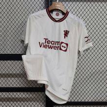 23-24 Manchester United United Second Away Football Shirt No. 7 Mount Fans' Short Sleeve T-shirt Football Shirt Male