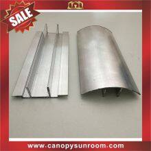 High Quality Aluminum Buckle Snap Connector Profile for Hollow Polycarbonate pc Sheet for Sale thumbnail-4