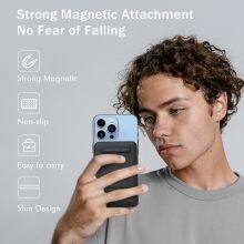 2024 Hot Selling Mini Power Bank 60000mah 10000mah Fast Charging Wireless Power Bank With Folding Stand Magnetic thumbnail-3