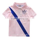 2016 american and european baby clothing with polo shirt design cotton fabric for baby