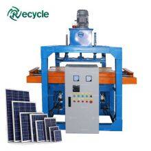 Waste Solar Panel Recycling Equipment Semi Auto Low Cost Frame Removal & Material Recovery Machine thumbnail-4