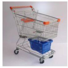 Steel Store Supermarket Shopping Trolley Cart