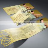 Custom made foldable creative brochure