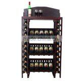 Wholesale Solid Wooden Wine Rack/Wood Rack Display Shelf