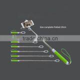 2016 Super Mini Wired Selfie Stick All in One Foldable Colorful Selfie Stick Monopod for Iphone/samsung thumbnail-1