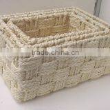 Set of 3 Maize Baskets (in Dark Brown)for Bread /fruit/kithchen Using /room Using thumbnail-2