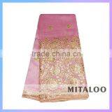 Mitaloo MGP0043 Hot Sale Design Lace African Fabrics Lace Embroidry African George Lace thumbnail-3