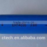 ER14335 2/3AA ER14335 3.6V Li-Socl2 lithium battery