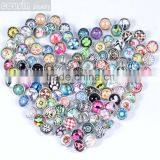 Customized DIY 12mm Glass Snap Button for Interchangeable Charm Jewelry Cousin Jewelry thumbnail-3