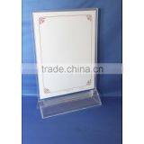 2015 A4/A5 Menu Holder Acrylic Counter Poster Display Stands DOUBLE SIDED