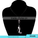 Fashion Costume Wholesale High Heel Shoe Pendant Jewelry Leather Necklace Accessories for Women thumbnail-2