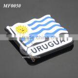 Uruguay Punta Del Este Souvenirs Flag Shaped Rubber Magnet Soft PVC Custom Fridge Magnets thumbnail-1