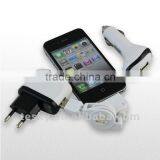Color Usb Car Charger and Travel Charger for Iphone 3g/3gs/4g