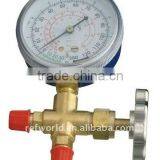 One Way Digital Manifold Gauge With Ball Valve Hand L