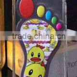 3D Tpu Phone Case for Moto G Footprint Pattern Design Cover Case