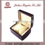 Jinhua Supplier Small Rectangular Wooden MDF Watch Box with Hinge