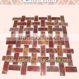 RED ONYX MOSAIC TILE - 002 thumbnail-1