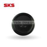 Round Real Horn Button With Four Holes, Plain Design