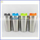 2016 New Design Stainless Steel Shaker Sport Cup Protein Powder Shaker thumbnail-1