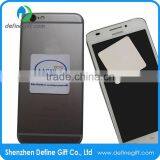 Full Color Printed Free Sample Adhesive Microfiber Cell Phone Cleaner Sticker thumbnail-1