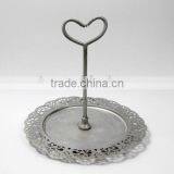 100062SA- Chromed Wire Heart-Handed Metal Holder