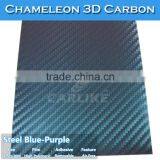 Fast Delivery 3D Chameleon Carbon Fiber PVC Film Sticker Auto Cover Vinyl thumbnail-2