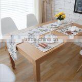 High Quality Printed Promotional Cotton Linen Table Runner