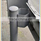 China new style hot rolled zinc coating road guardrails , high quality curved road guardrails