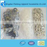 Black Painting Custom Brand Metal Eyelets for Leather