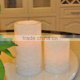 Pillar Paraffin Wax LED Candle Light Shake Flameless RGB Remote Control