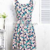 Ladies Latest Smart Casual One Piece Dress in Floral Print thumbnail-3