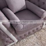 New Classic Italian Design Fabric Sofa Set AL029 thumbnail-5