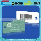 Barcode Key Tag Plastic Card for Gym Shops
